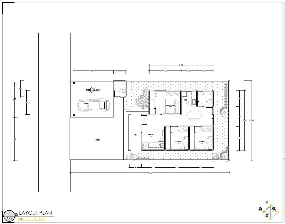 gambar denah rumah
